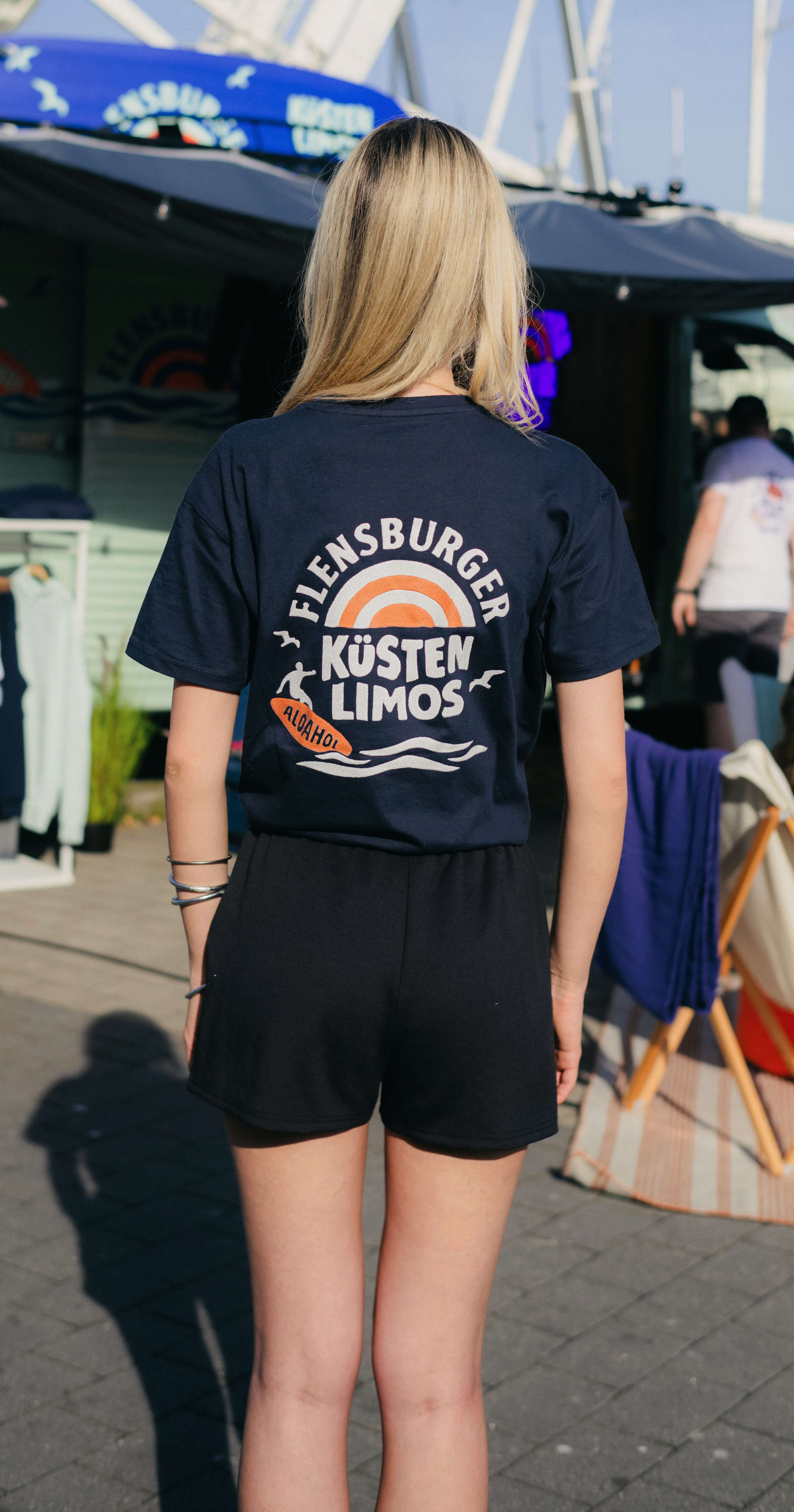 T-Shirt Navy "Küstenlimos"