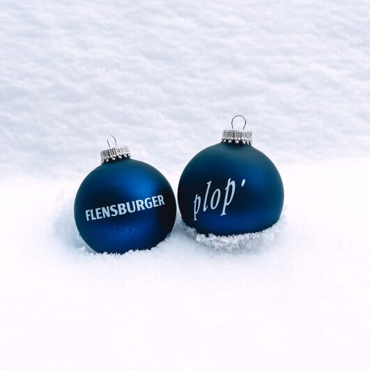 Flensburger Weihnachtskugeln im 2er Set 🎄 Flensburger Weihnachtskugeln im 2er Set 🎄