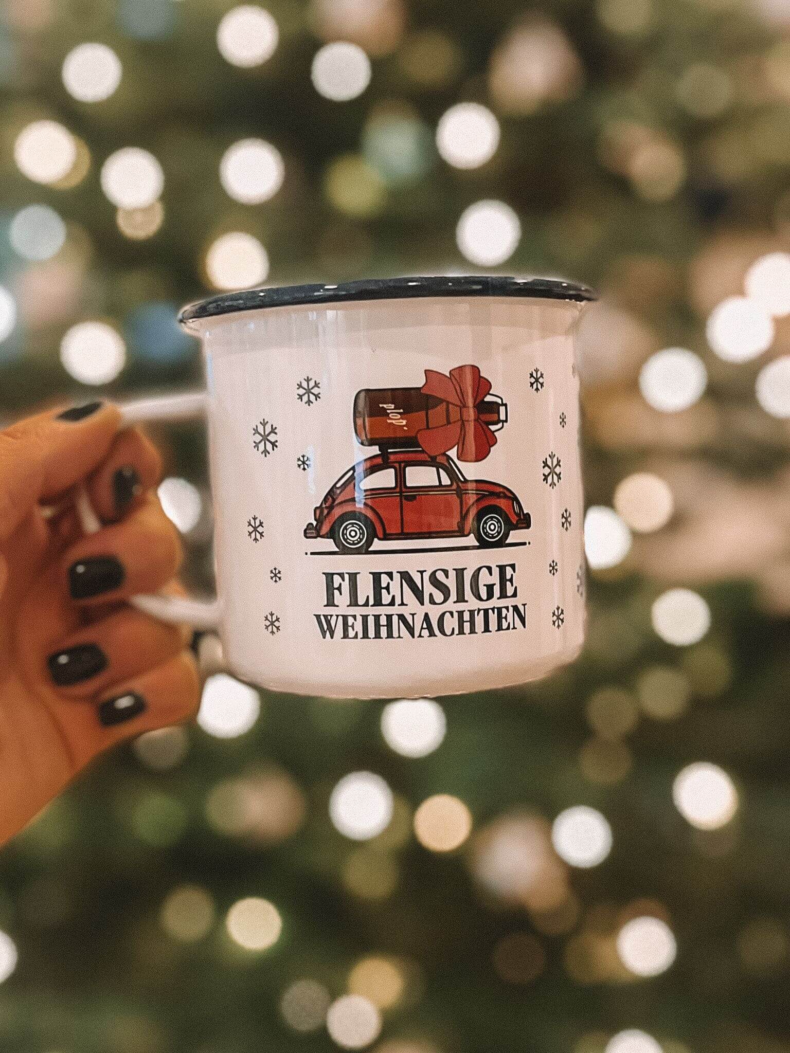 Weihnachtstasse "Flensige Weihnachten" 🎄 Weihnachtstasse "Flensige Weihnachten" 🎄