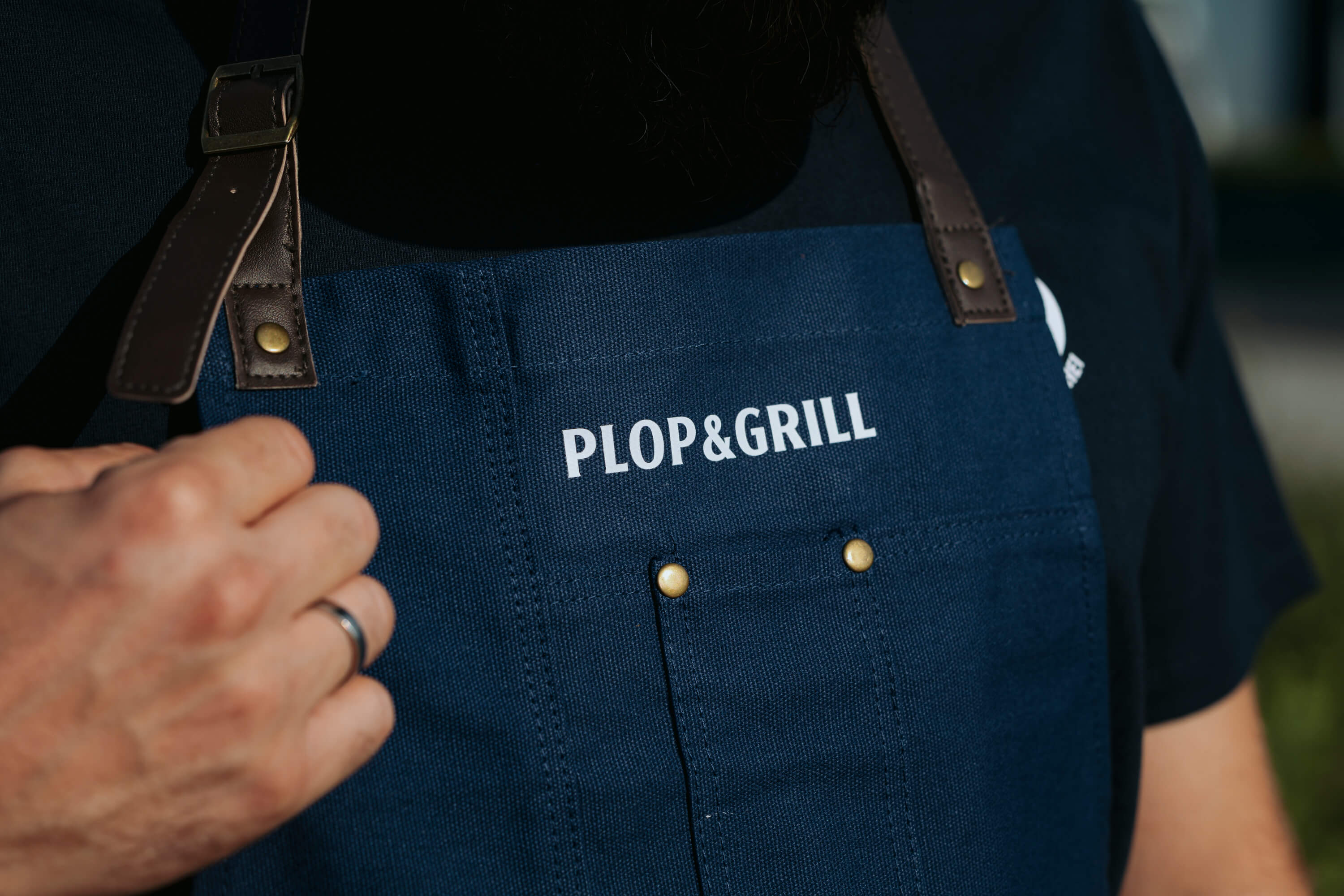 Grillschürze "Plop & Grill"
